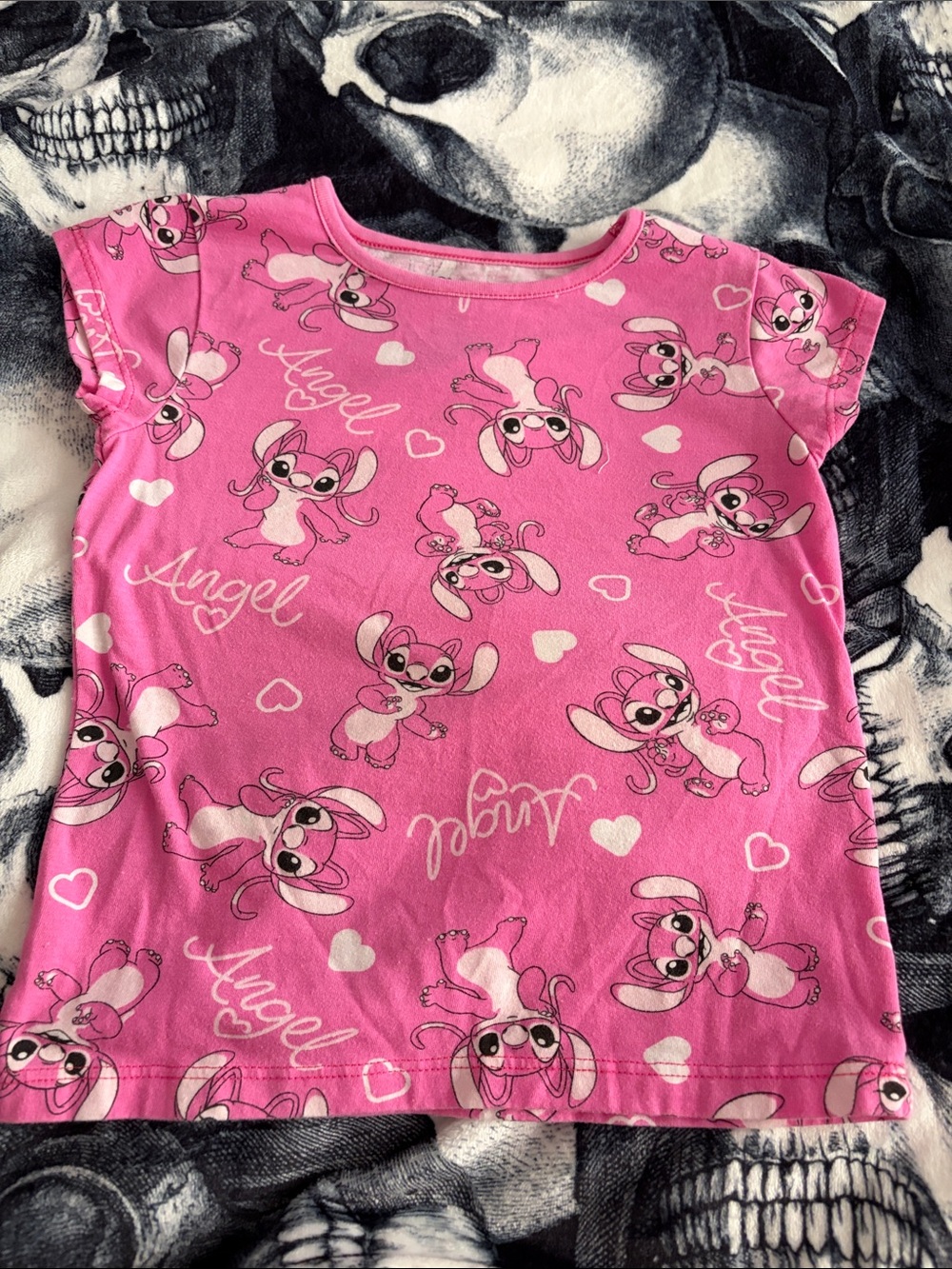 Kids Pink 'Angel' Character Top